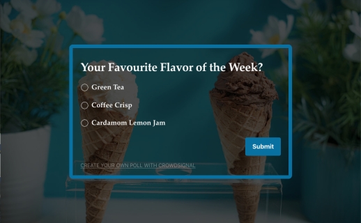 Say hello to our first Gutenberg Block: the Poll Block
