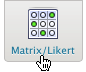 The menu item for Polldaddy's Matrix-Likert question type