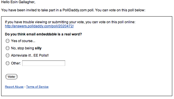 Poll Embed