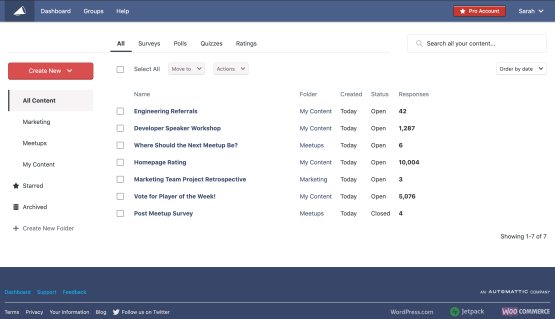 Check out the New Dashboard